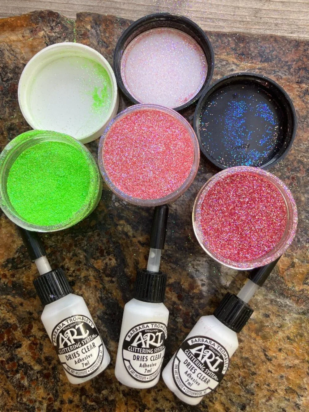 ✨ Barbara Trombley's Art Glitter Bundle + JudiKins Embossing Powder | Slightly U
